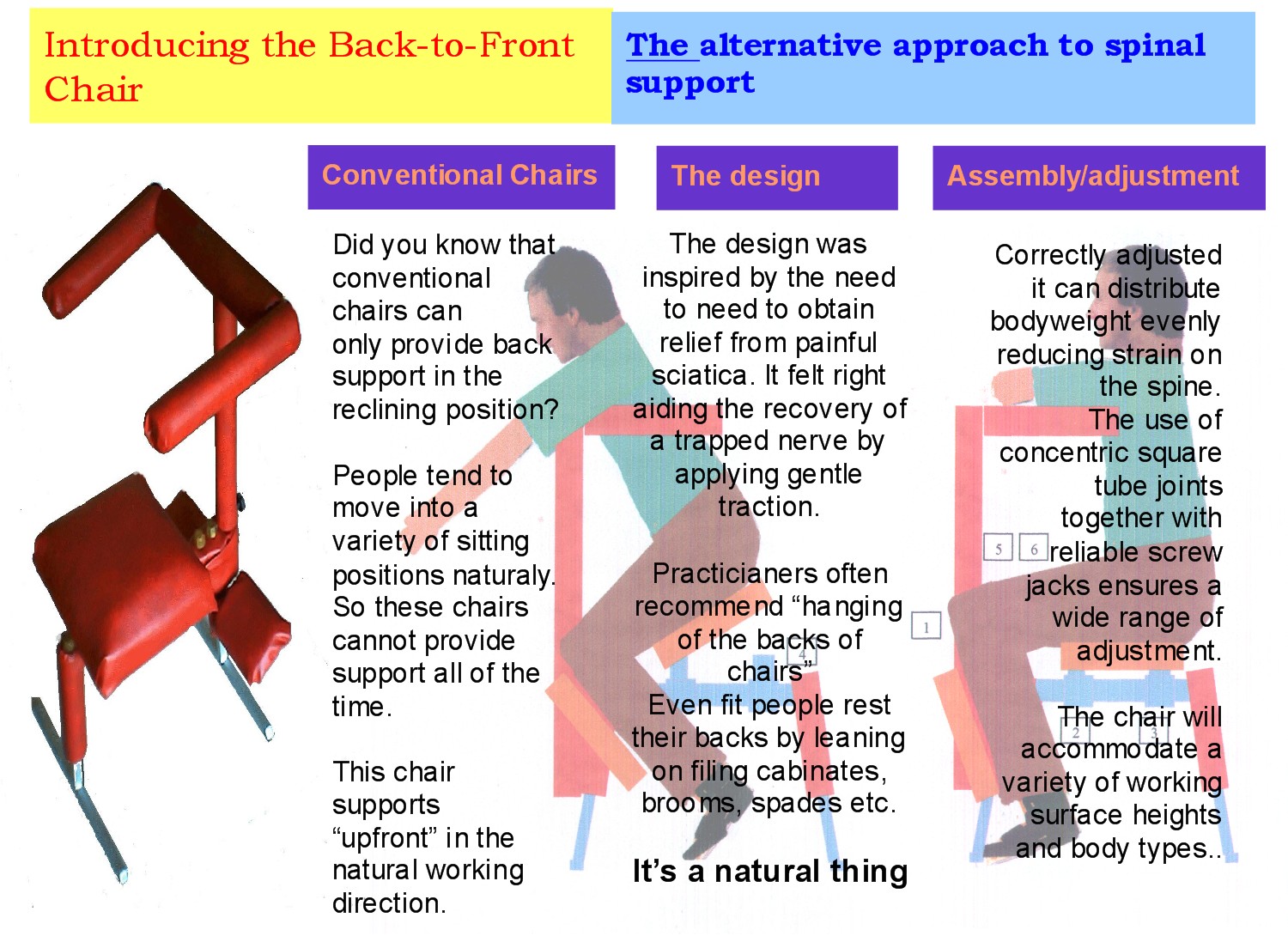 Sciatica Chair